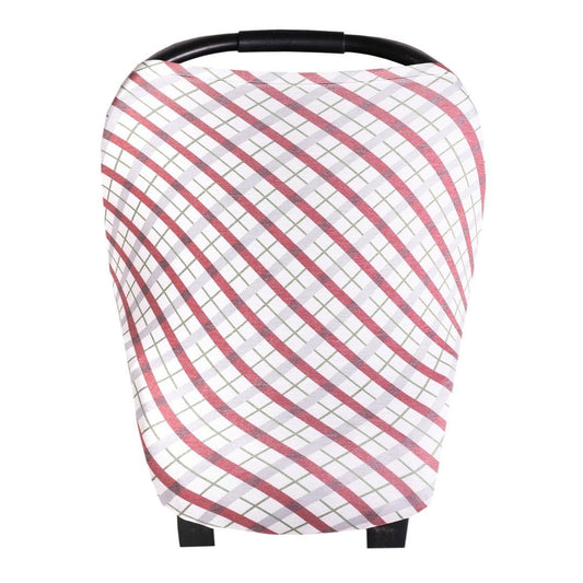 Multi-Use Covers Nursing Cover Copper Pearl Jolly (Red Plaid)