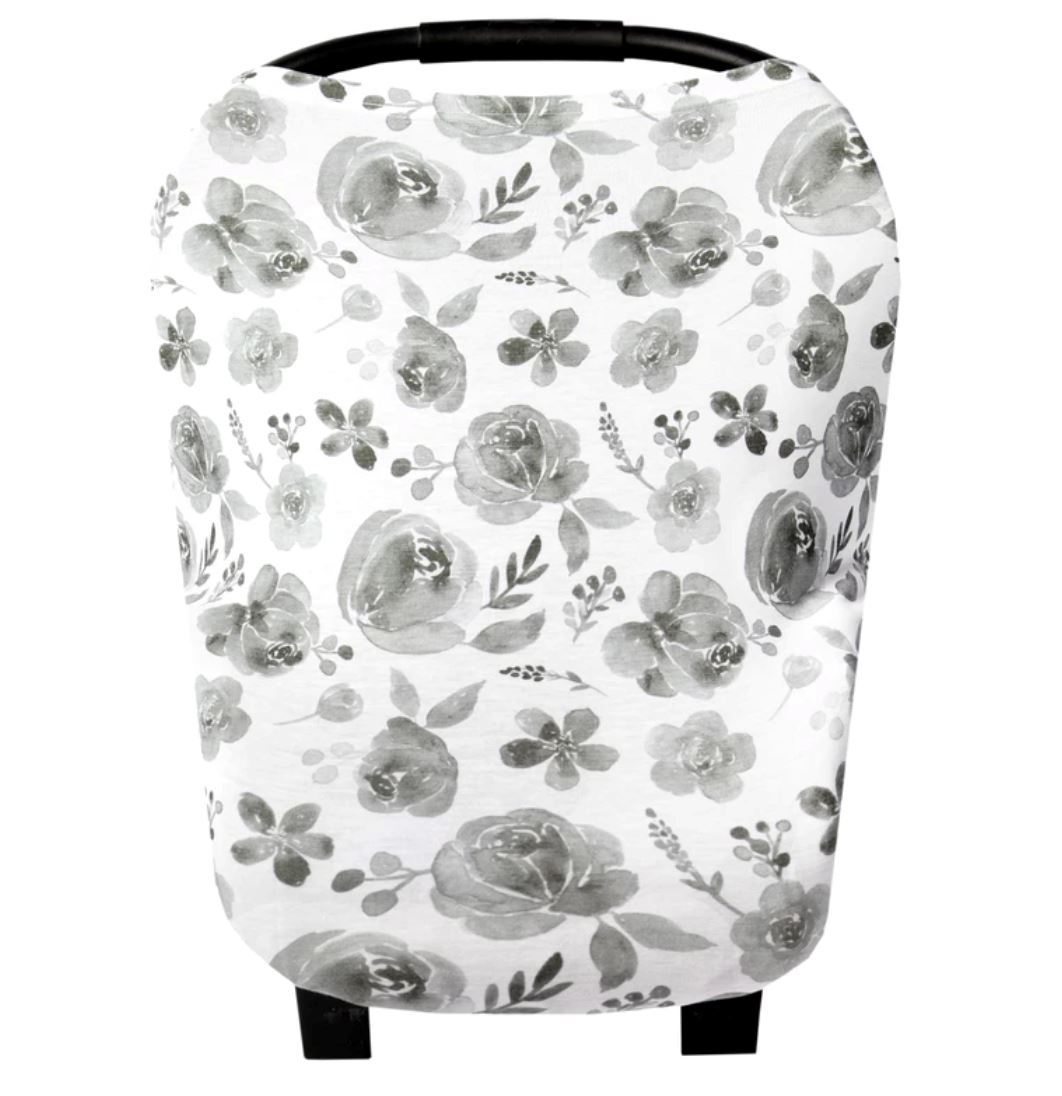 Multi-Use Covers Nursing Cover Copper Pearl Rowan (Grey Floral)