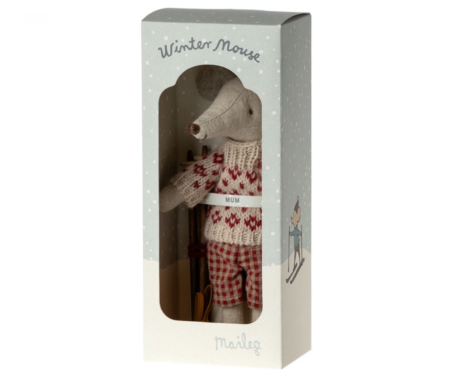 Mum Ski Mouse 196 TOYS CHILD Maileg