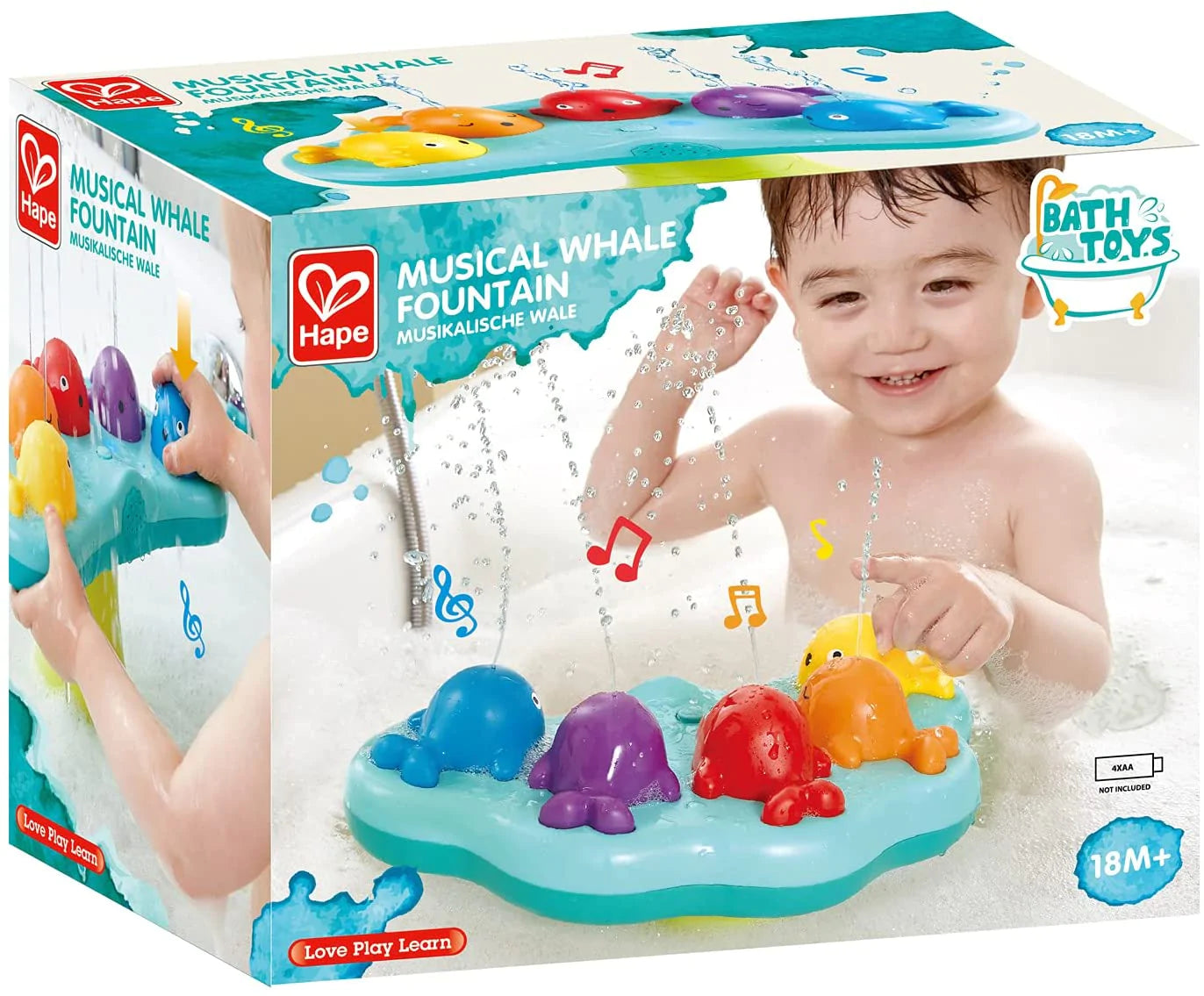 Musical Whale Fountain 195 TOYS BABY Hape