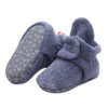 Navy Denim Fleece Bootie 100 ACCESSORIES BABY Zutano 3m