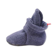Navy Denim Fleece Bootie 100 ACCESSORIES BABY Zutano
