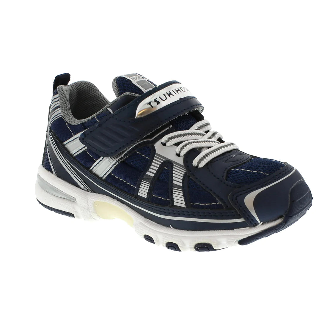 Navy/Silver Storm Sneaker (Child) 110 ACCESSORIES CHILD Tsukihoshi Shoes