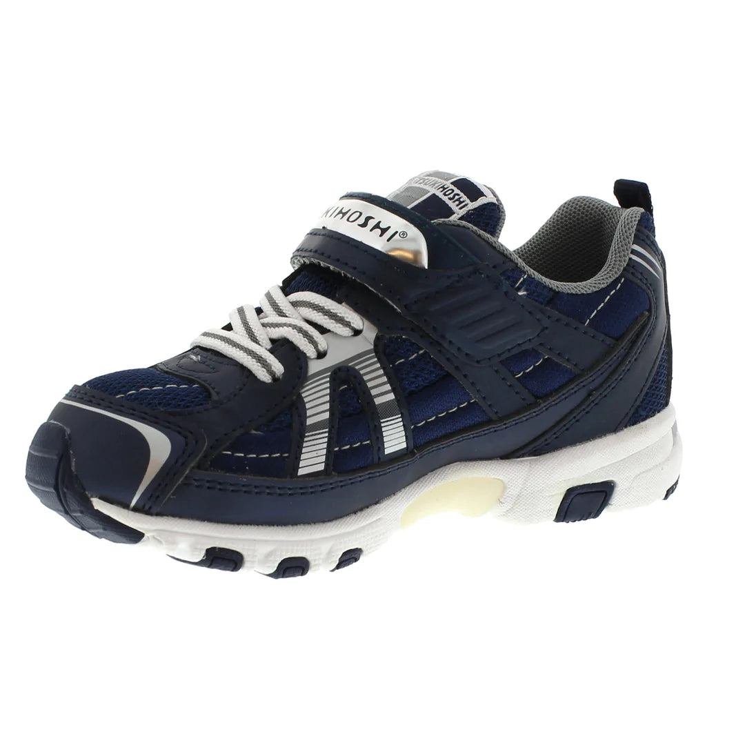 Navy/Silver Storm Sneaker (Child) 110 ACCESSORIES CHILD Tsukihoshi Shoes