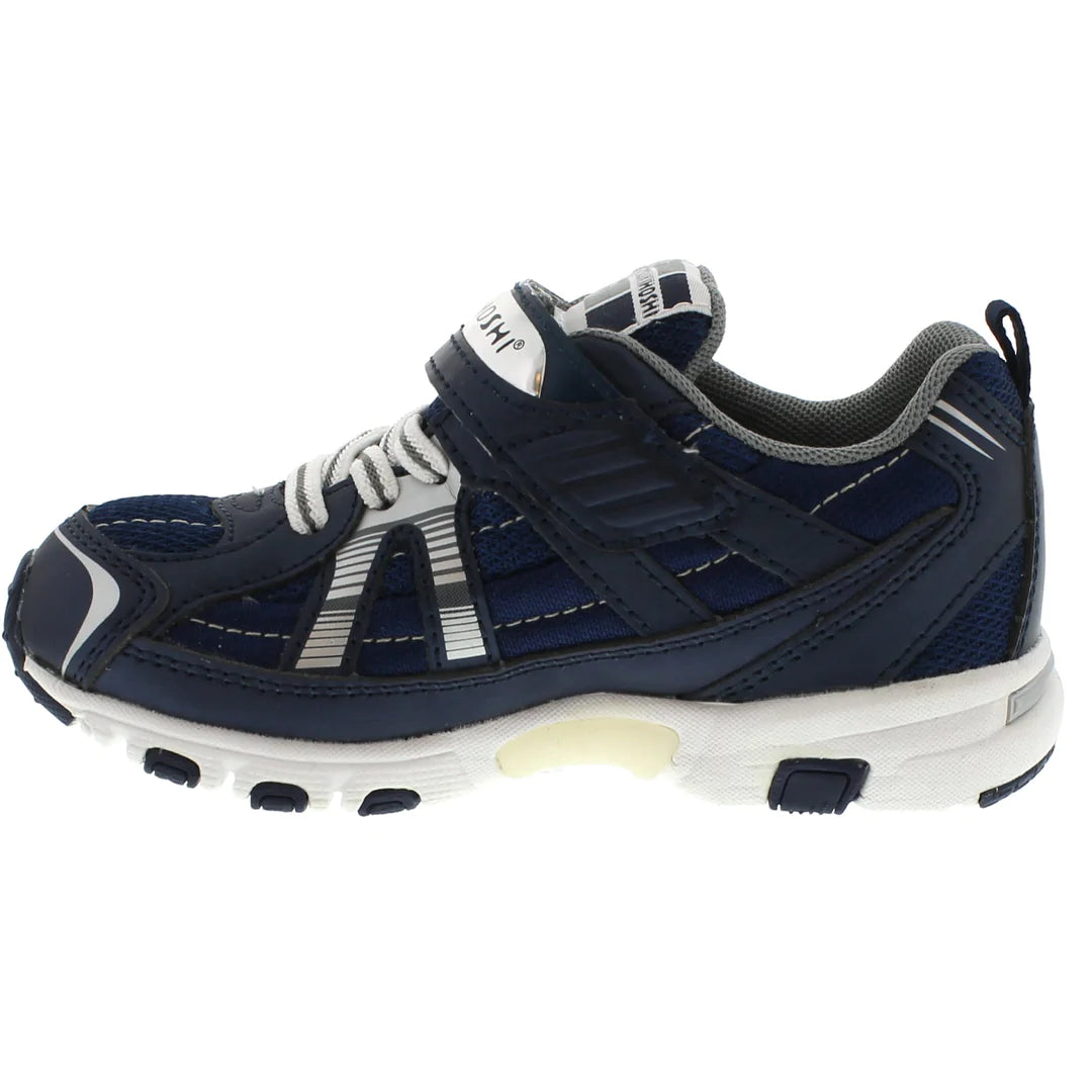 Navy/Silver Storm Sneaker (Child) 110 ACCESSORIES CHILD Tsukihoshi Shoes