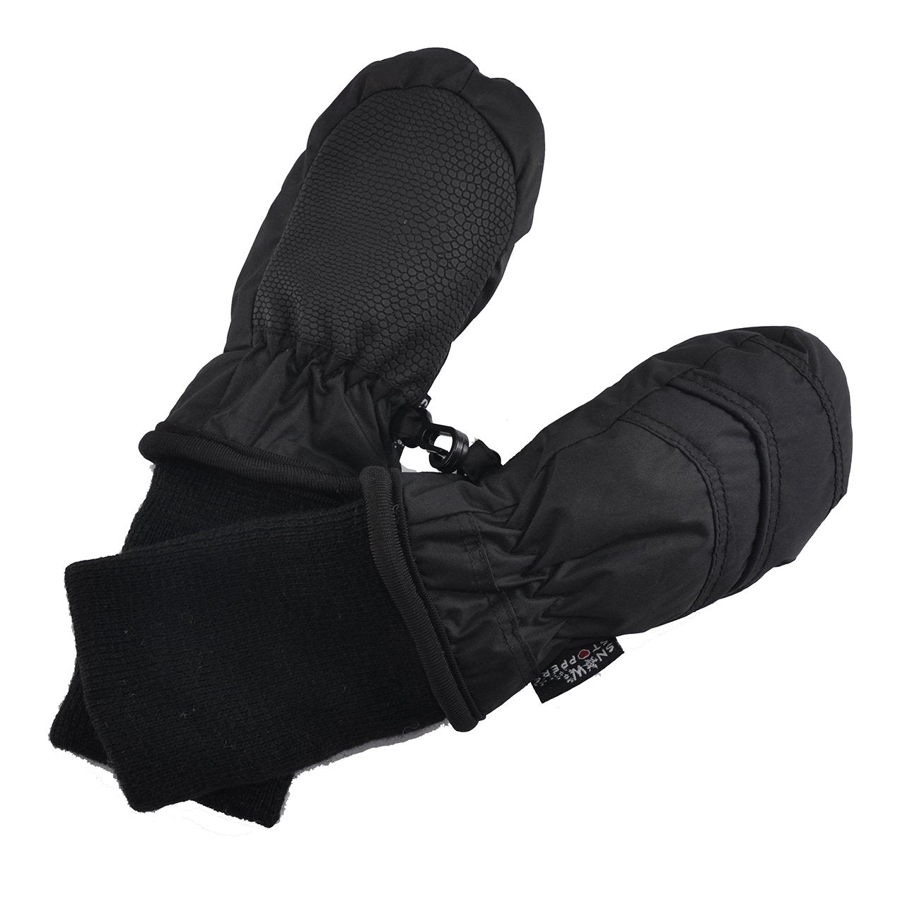 Nylon Mittens Mittens SnowStoppers Black XS