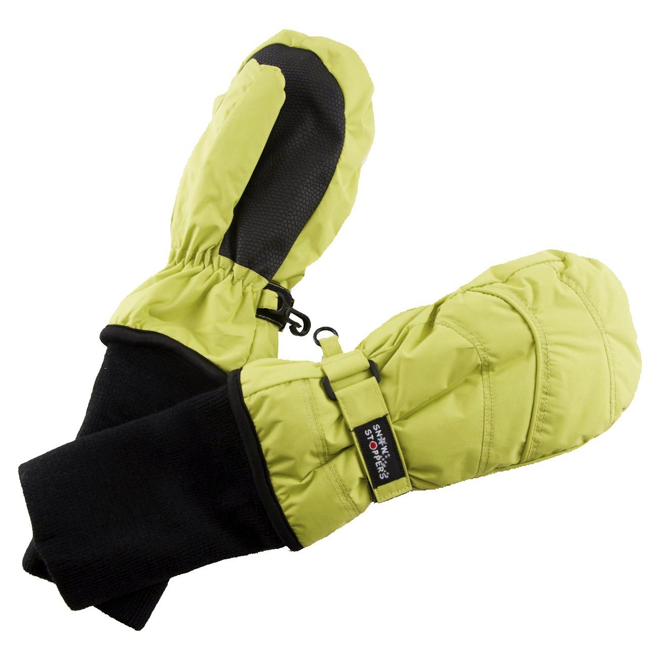 Nylon Mittens Mittens SnowStoppers Lime Green S