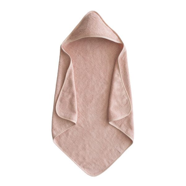 Organic Cotton Baby Hooded Towel 180 BABY GEAR Mushie Blush 