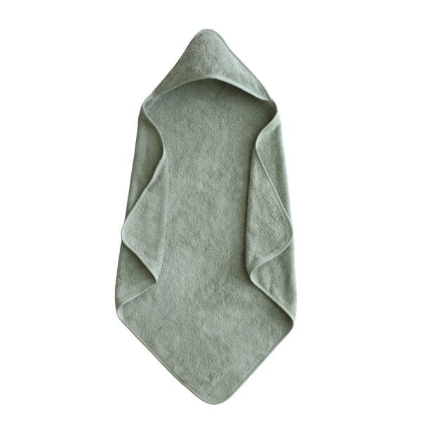 Organic Cotton Baby Hooded Towel 180 BABY GEAR Mushie Moss