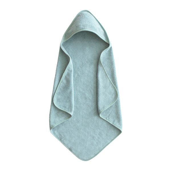 Organic Cotton Baby Hooded Towel 180 BABY GEAR Mushie Sea Mist