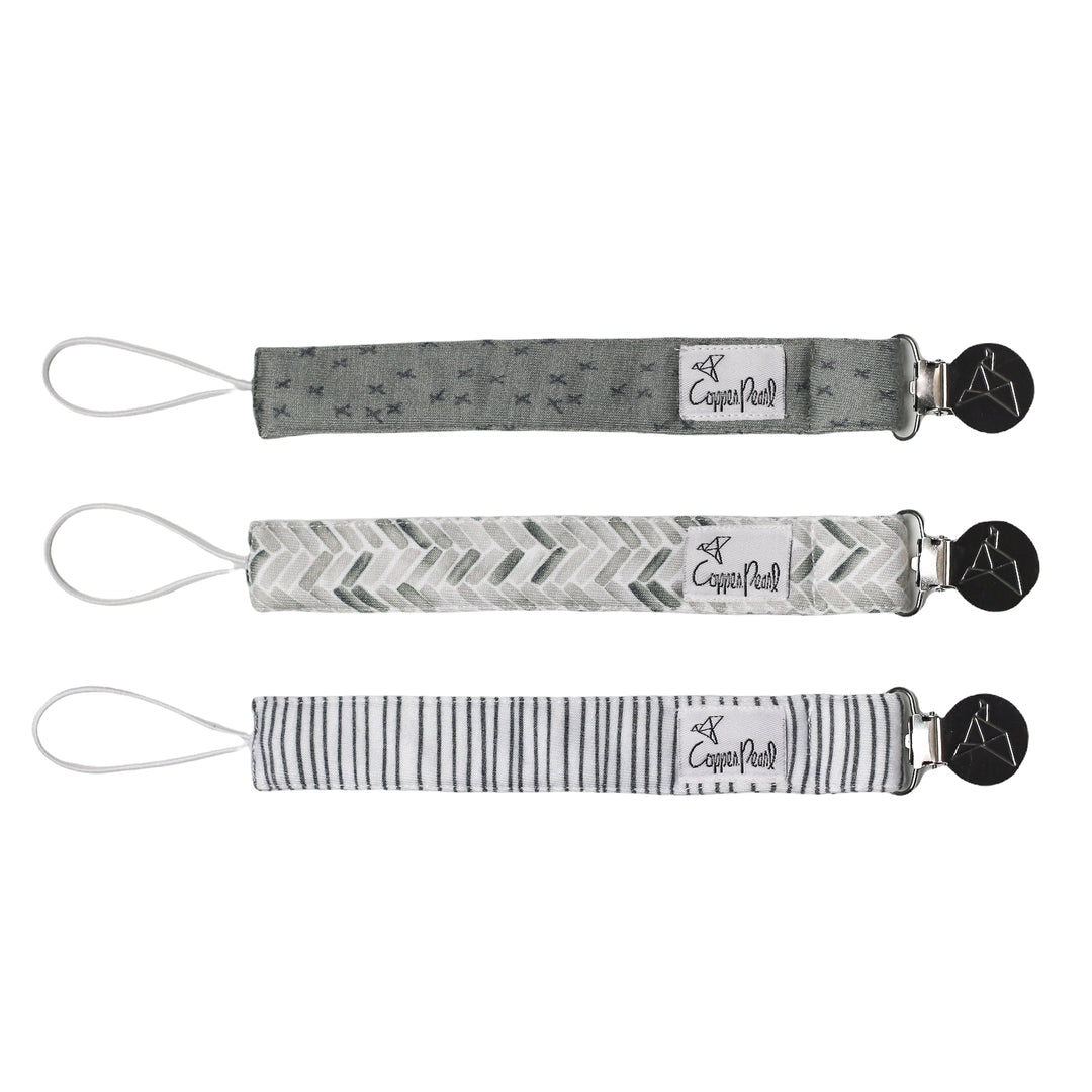 Pacifier Clip Set 180 BABY GEAR Copper Pearl Alta