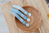 Pacifier Clip Set 180 BABY GEAR Copper Pearl Bridger