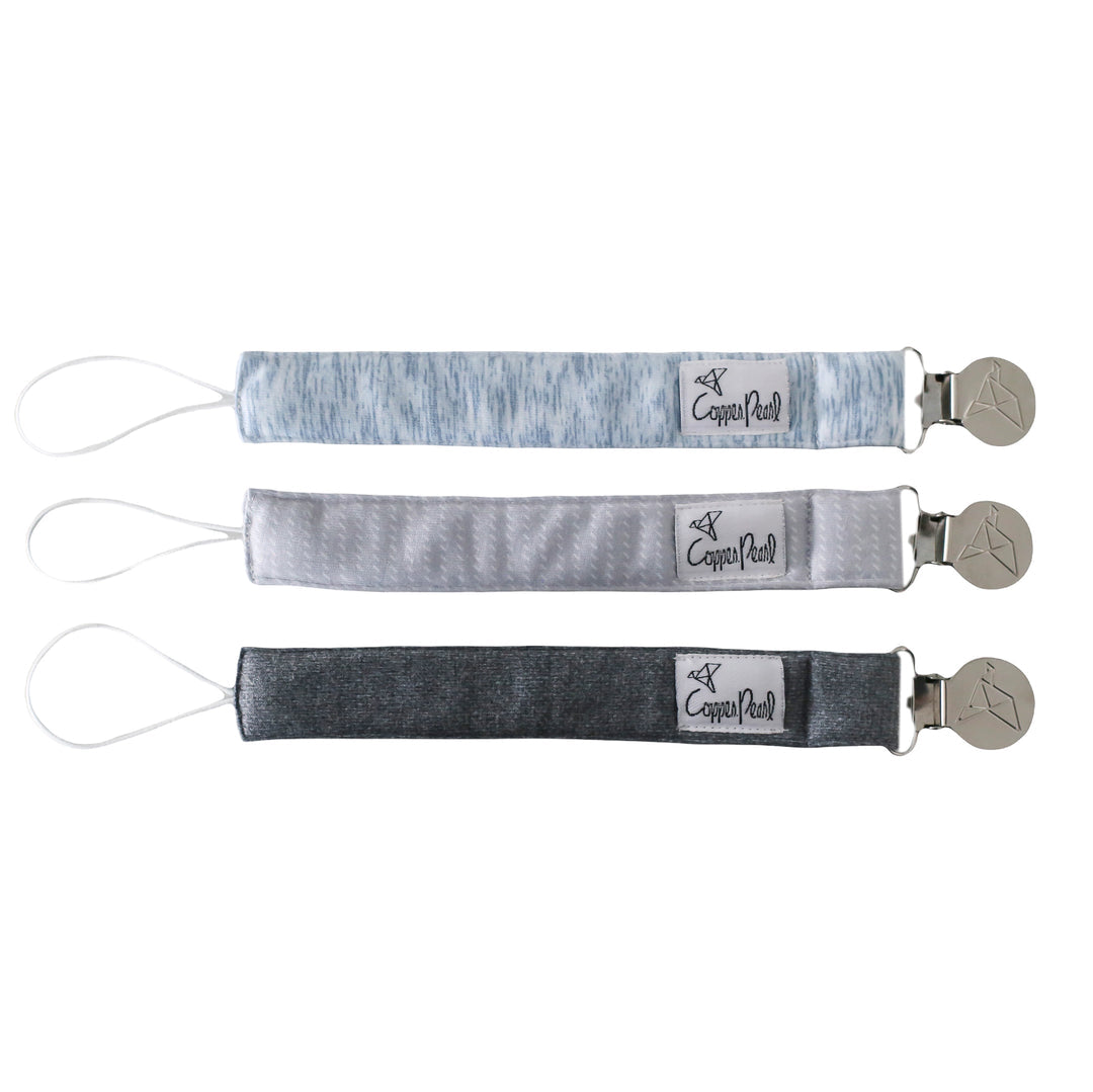 Pacifier Clip Set 180 BABY GEAR Copper Pearl Lennon
