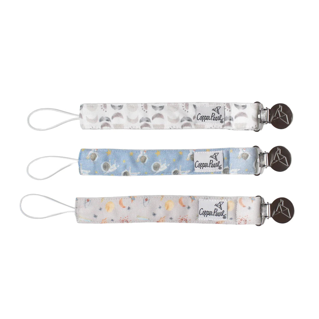 Pacifier Clip Set 180 BABY GEAR Copper Pearl Neill
