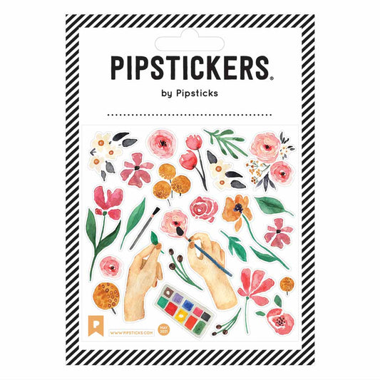 Painted Petals Sticker Sheet 192 GIFT CHILD Pipsticks