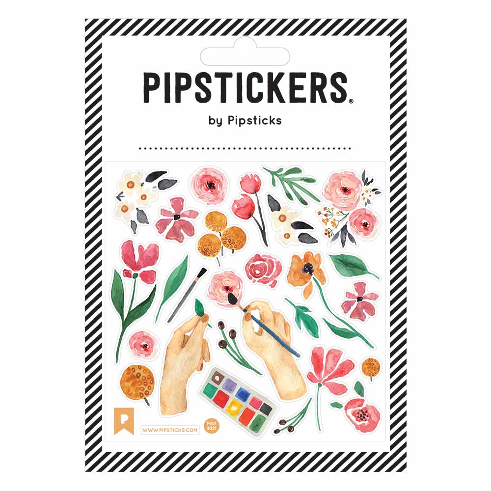 Painted Petals Sticker Sheet 192 GIFT CHILD Pipsticks