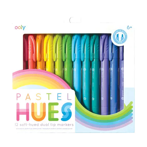 Pastel Hues Marker Set of 12 196 TOYS CHILD Ooly