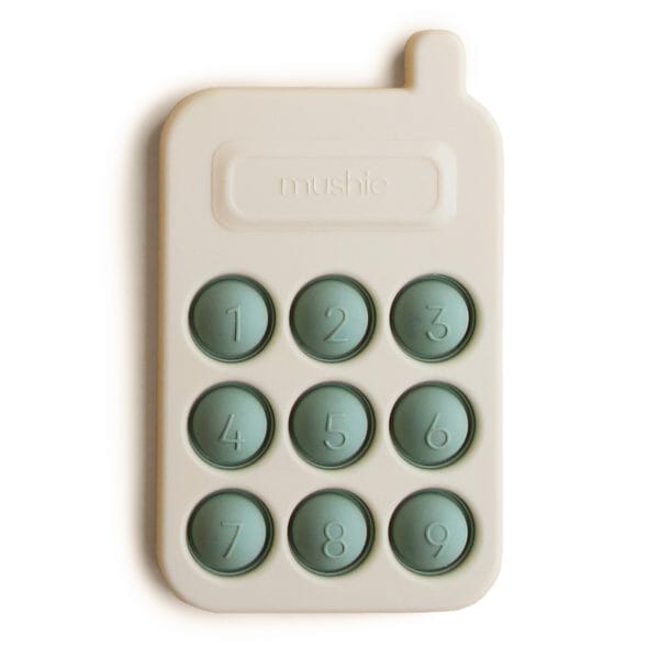 Phone Press Toy 180 BABY GEAR Mushie Cambridge Blue