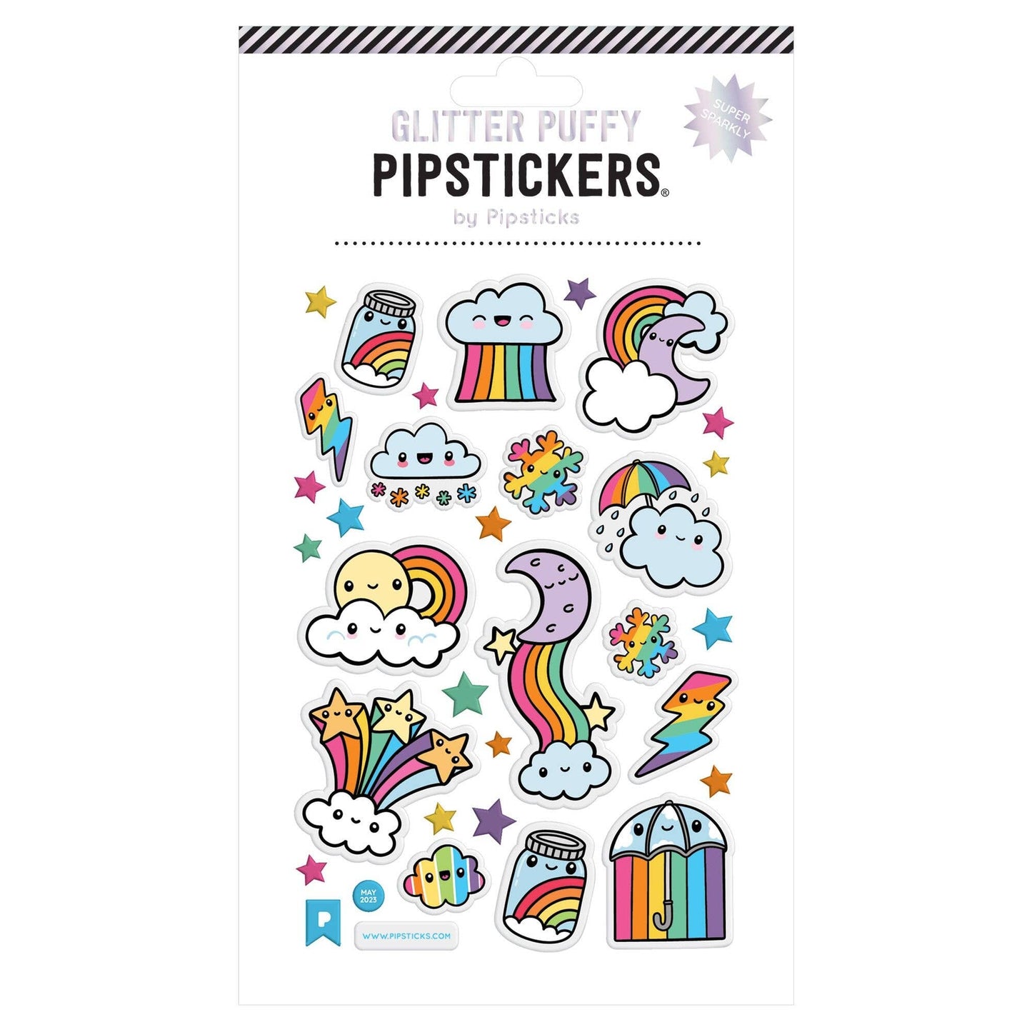 Puffy Cloudbursts Stickers 196 TOYS CHILD Pipsticks