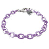 Purple Chain Bracelet Jewelry Charm It