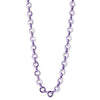 Purple Chain Necklace Jewelry Charm It