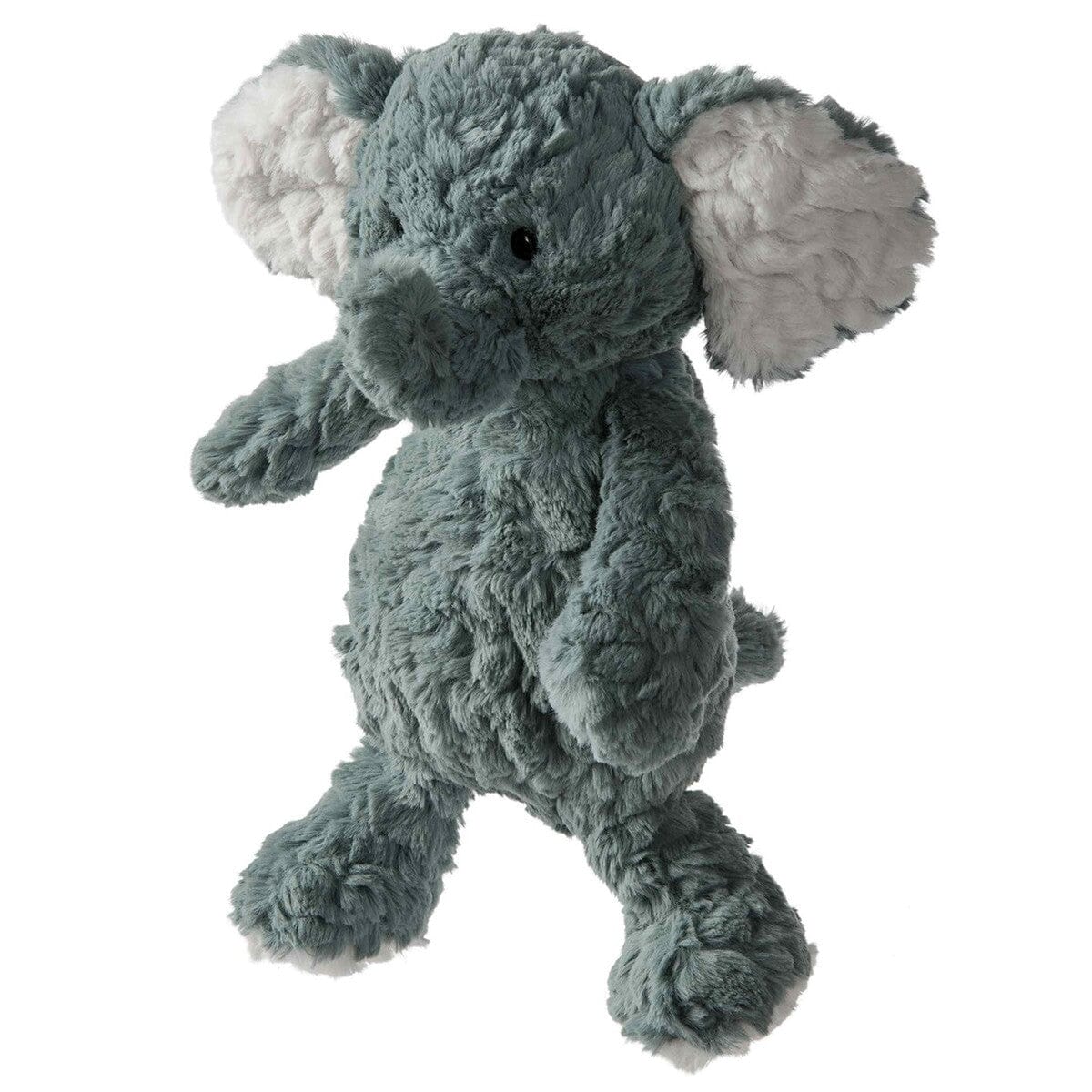 Soft 12-inch elephant plush with a weighted body