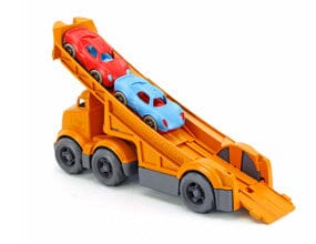 Race Truck with Race Cars 196 TOYS CHILD Green Toys