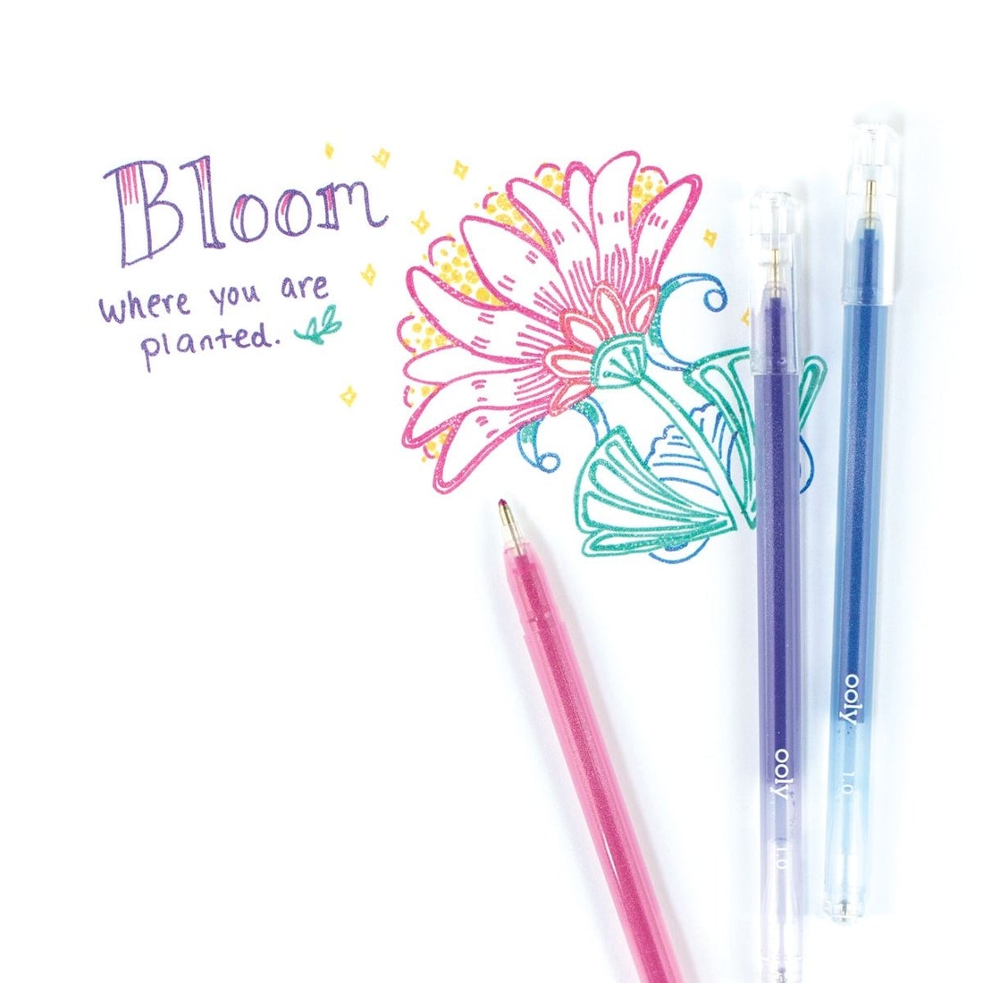 Radiant Writers Glitter Gel Pens 196 TOYS CHILD Ooly