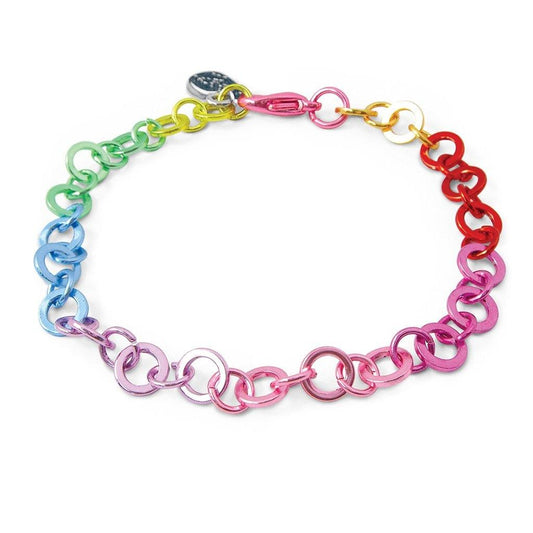 Rainbow Chain Bracelet - Pitter Patter