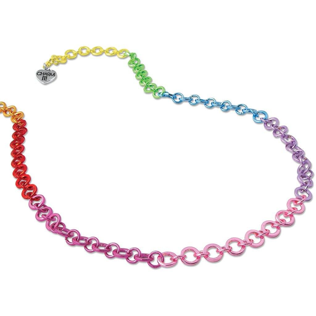 Rainbow Chain Necklace Jewelry Charm It
