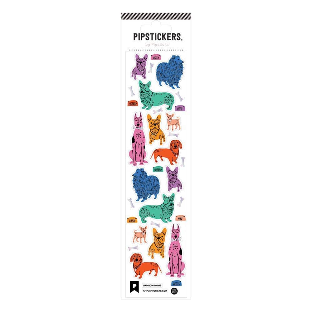 Rainbow-wows Sticker Sheet 196 TOYS CHILD Pipsticks