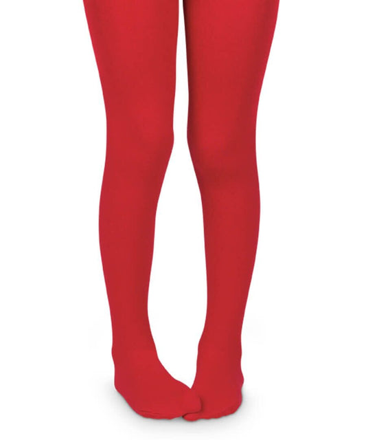 Red Microfiber Tights 110 ACCESSORIES CHILD Jefferies Socks