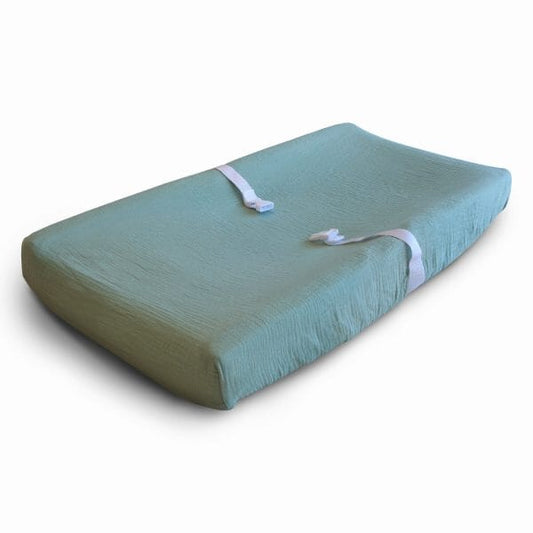 Roman Green Changing Pad Cover 180 BABY GEAR Mushie