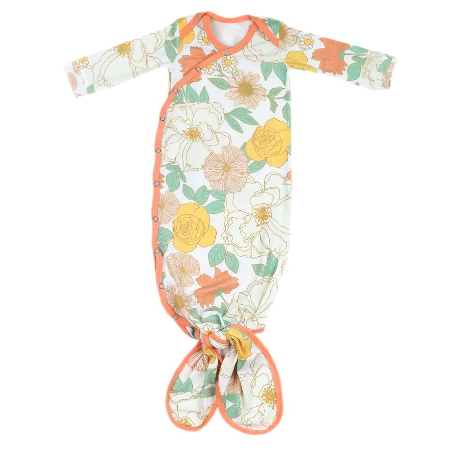 Rose Knotted Gown 120 BABY GIRLS APPAREL Copper Pearl