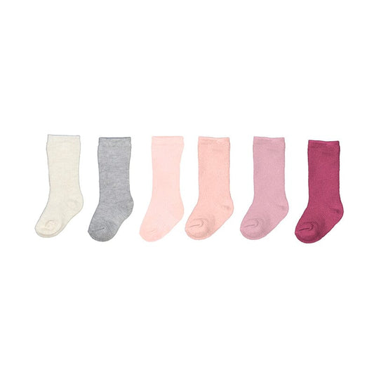 Rose Set of 6 Socks 100 ACCESSORIES BABY Mayoral 3m