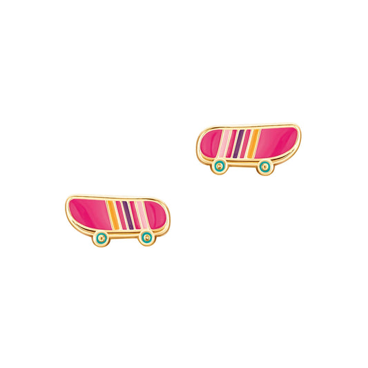 Sassy Skateboard Earrings 110 ACCESSORIES CHILD Girl Nation Stud