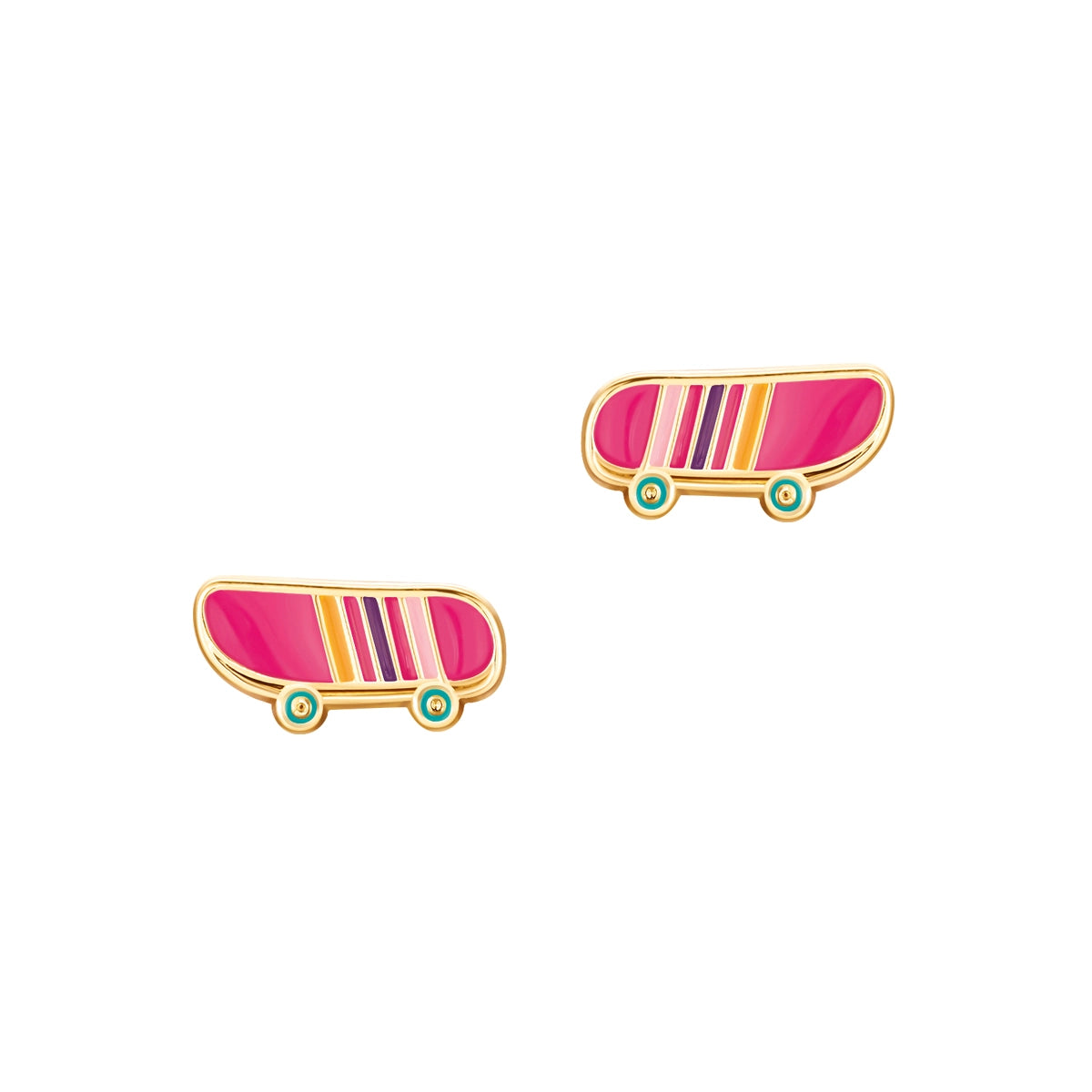 Sassy Skateboard Earrings 110 ACCESSORIES CHILD Girl Nation Stud