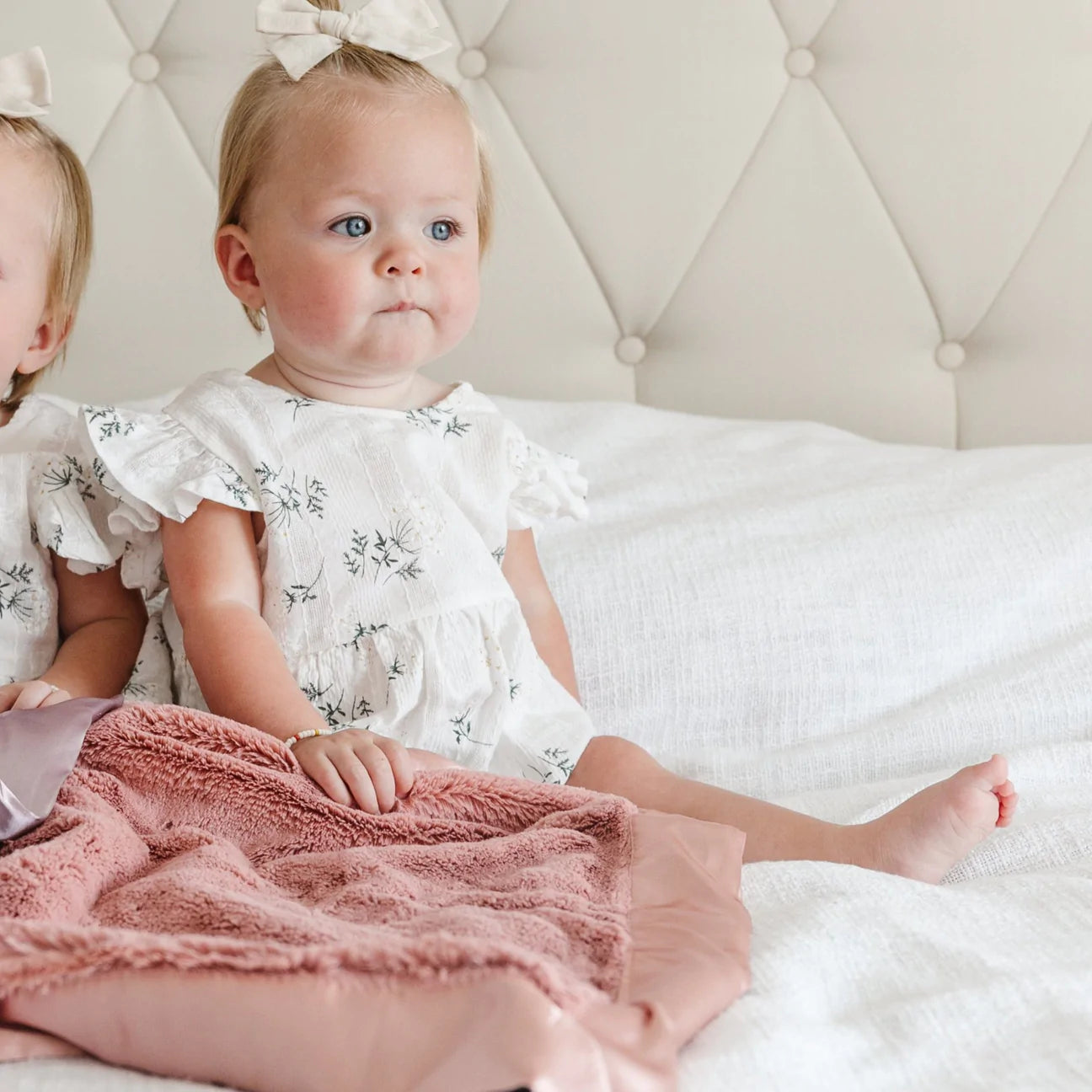 Satin Mini Blanket 191 GIFT BABY Saranoni Dusty Peach