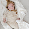 Satin Receiving Blanket Receiving Blanket Saranoni Ivory