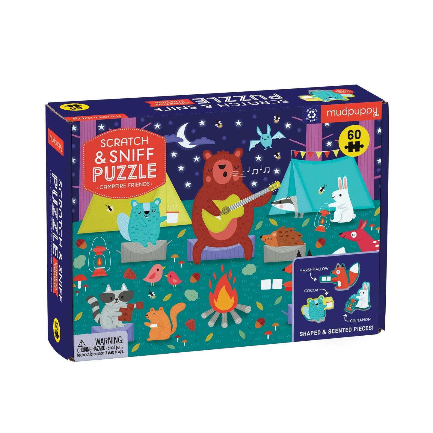 Scratch 'n Sniff Puzzle: Campfire 196 TOYS CHILD Mudpuppy
