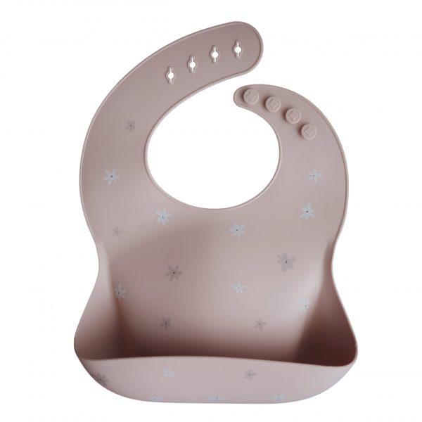 Silicone Bib Bibs Mushie Daisy