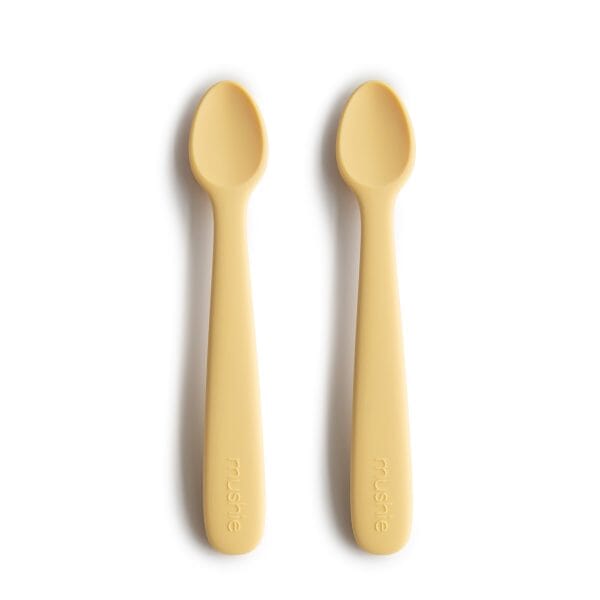 Silicone Spoons 180 BABY GEAR Mushie Daffodil