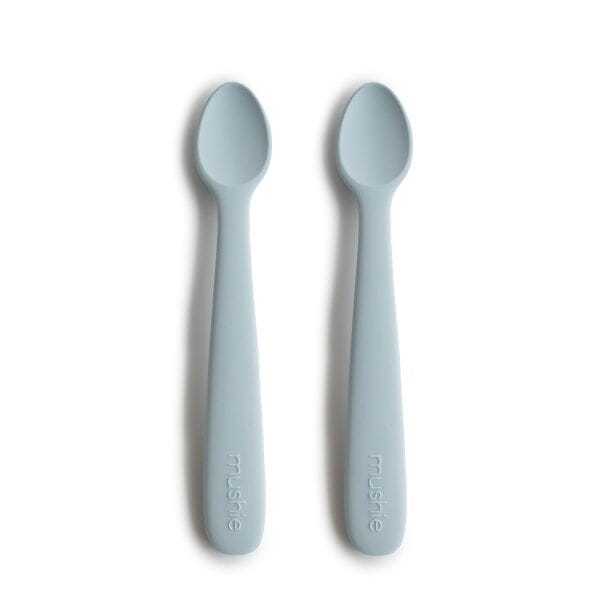 Silicone Spoons 180 BABY GEAR Mushie Powder Blue