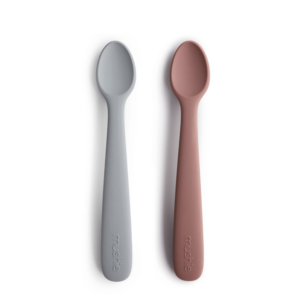 Silicone Spoons 180 BABY GEAR Mushie Stone/Cloudy Mauve