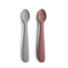 Silicone Spoons 180 BABY GEAR Mushie Stone/Cloudy Mauve