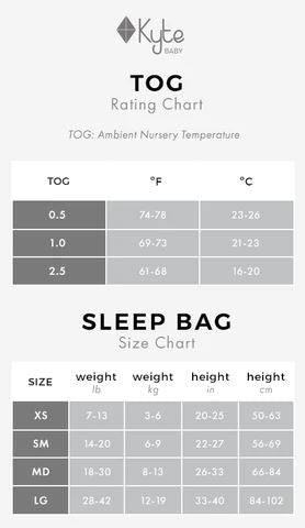 Sleep Bag .5 Tog 180 BABY GEAR Kyte Baby