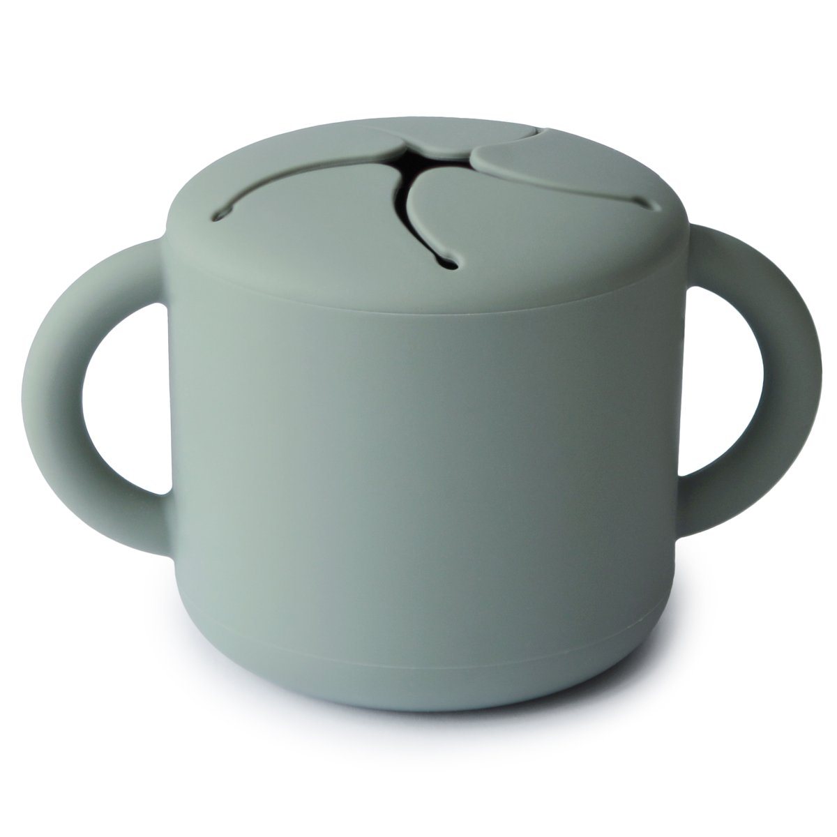 Snack Cup Snack Bags Mushie Cambridge Blue