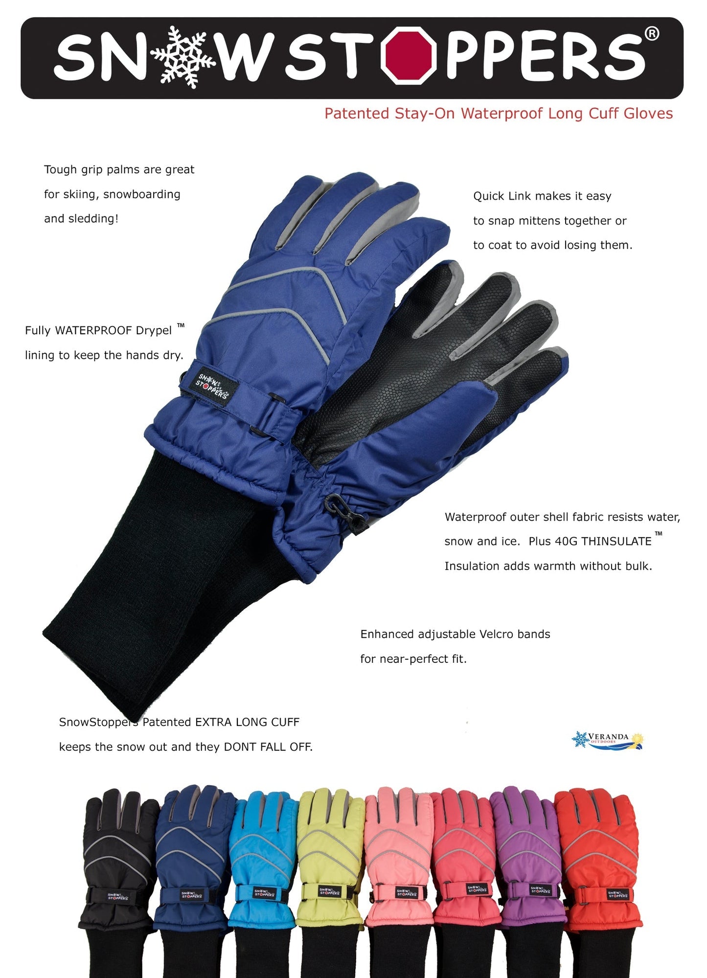 Snow Gloves 110 ACCESSORIES CHILD SnowStoppers