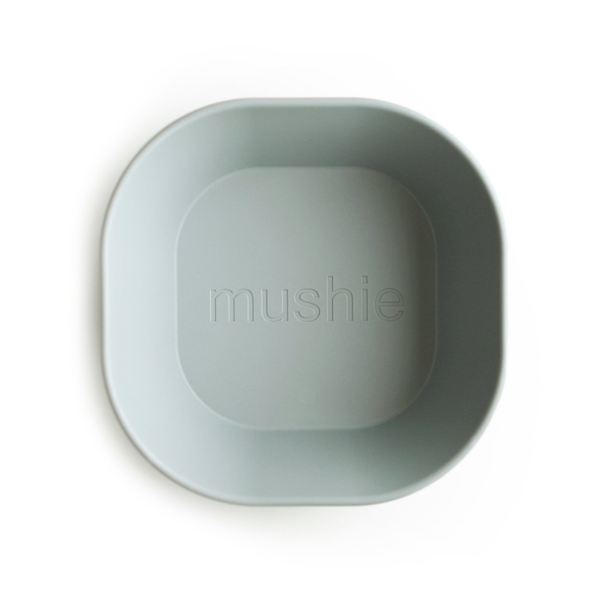 Square Bowls- 2 Pack Plates Mushie Sage