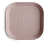 Square Plates- 2 Pack Plates Mushie Blush